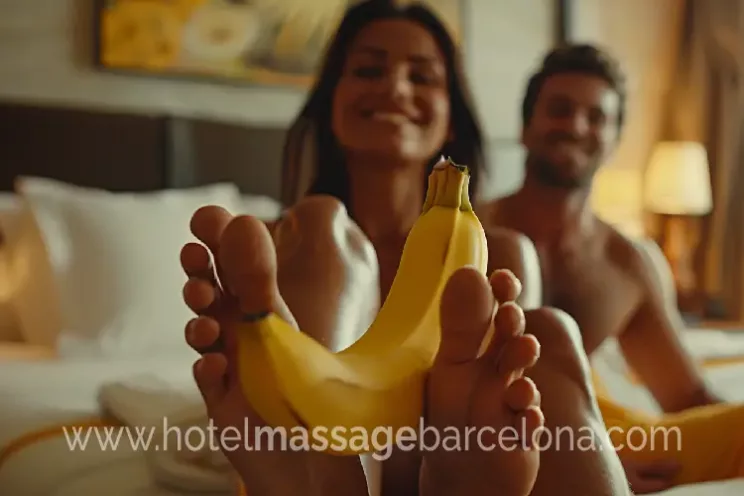 Foot job lingam massage